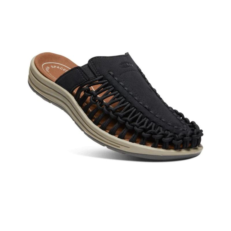Neu Eingetroffen Keen Uneek II Slide fur Damen-Black/Plaza Taupe