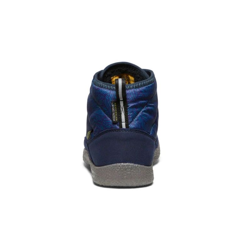 Neu Eingetroffen Keen Howser II Waterproof Chukka fur Jugendliche-Deep Lagoon/Evening Primrose