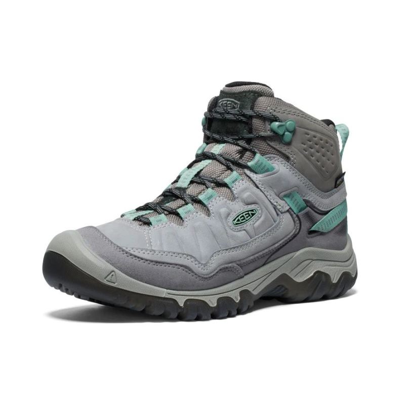 Neu Eingetroffen Keen Targhee IV Waterproof Wanderstiefel fur Damen-Alloy/Granite Green