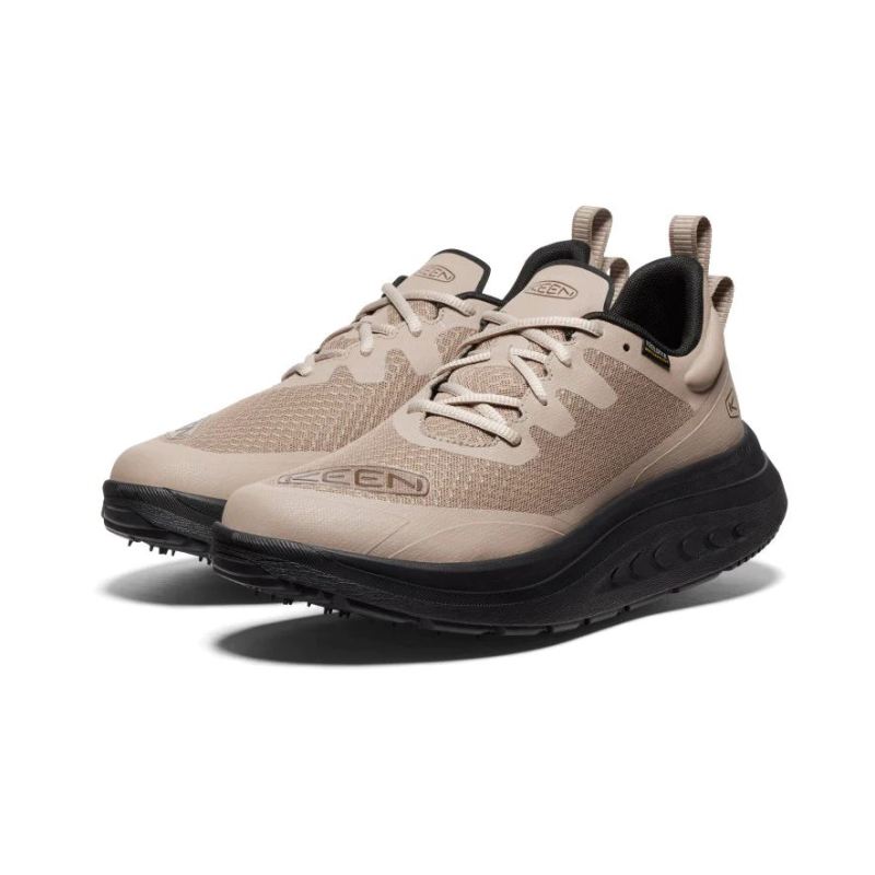 Neu Eingetroffen Keen WK400 Waterproof Walking Schuhe fur Herren-Timberwolf/Black