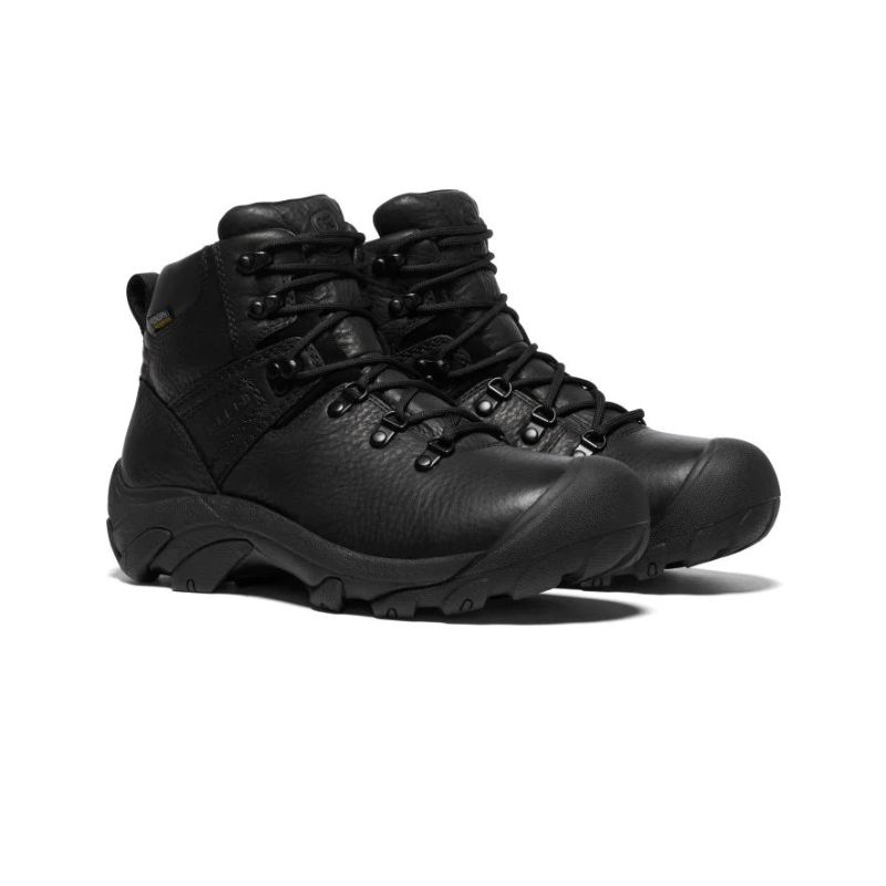 Neu Eingetroffen Keen Pyrenees Waterproof Wanderstiefel fur Herren-Black/Legion Blue