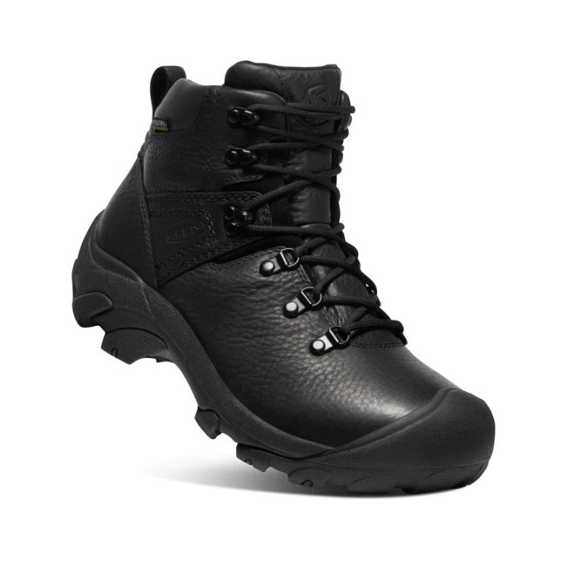 Neu Eingetroffen Keen Pyrenees Waterproof Wanderstiefel fur Herren-Black/Legion Blue