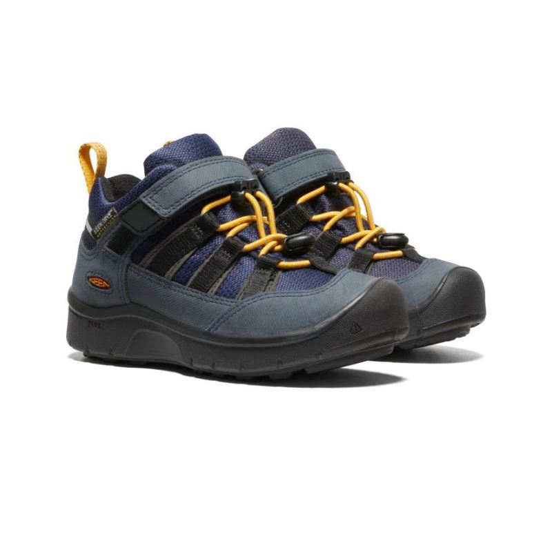 Neu Eingetroffen Keen Hikeport II Waterproof Sneaker fur jungere Kinder-Blue Nights/Sunflower