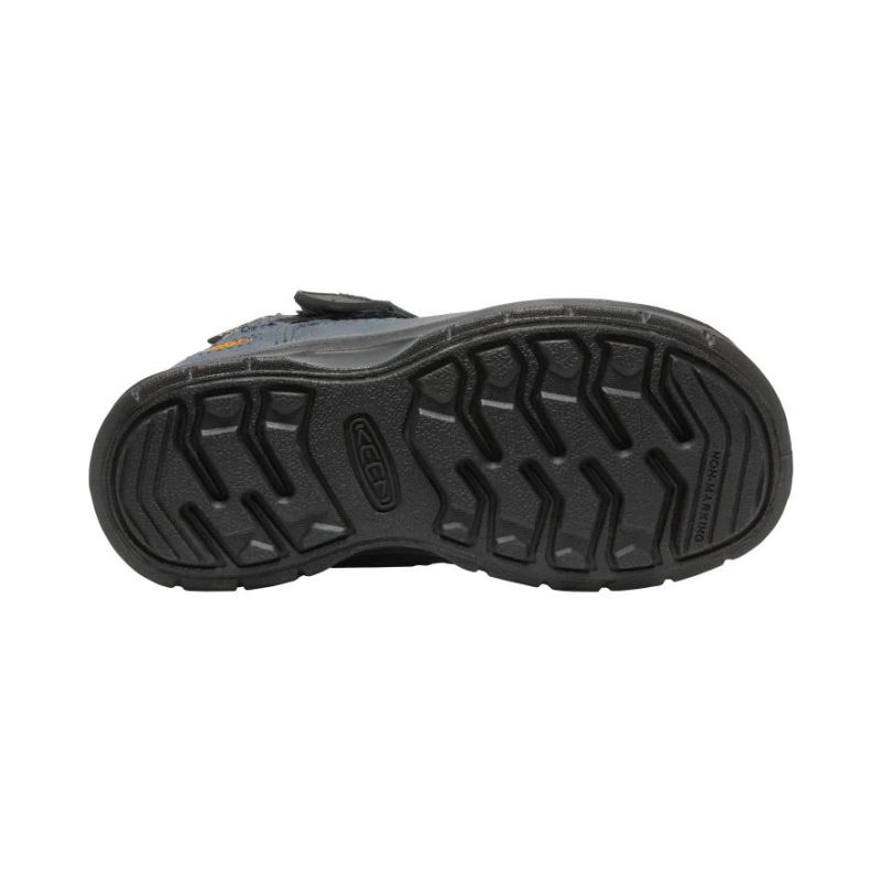 Neu Eingetroffen Keen Hikeport II Waterproof Sneaker fur jungere Kinder-Blue Nights/Sunflower