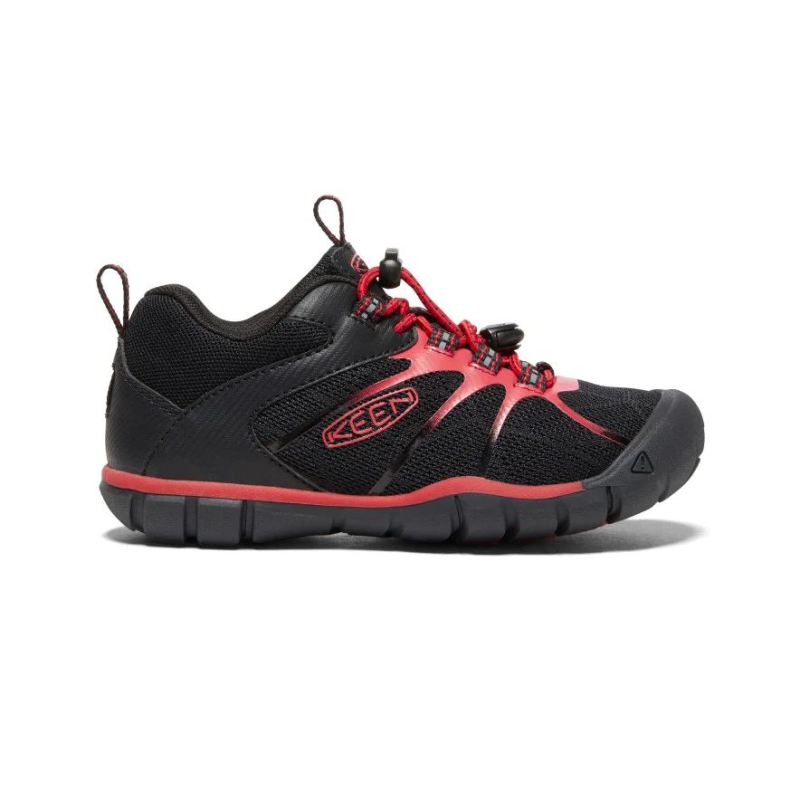 Neu Eingetroffen Keen Chandler 2 CNX Sneaker fur jungere Kinder-Black/Red Carpet