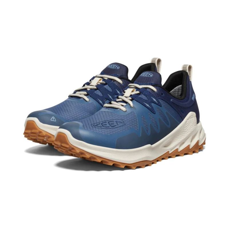 Neu Eingetroffen Keen Zionic Waterproof Wanderschuhe fur Herren-Vintage Indigo/Faded Denim