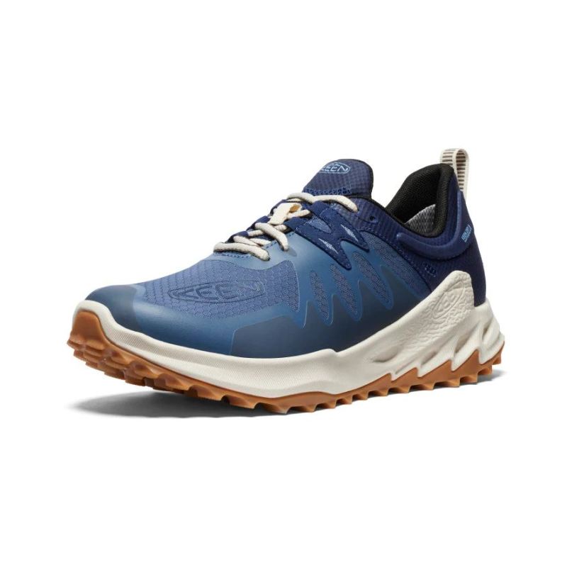 Neu Eingetroffen Keen Zionic Waterproof Wanderschuhe fur Herren-Vintage Indigo/Faded Denim