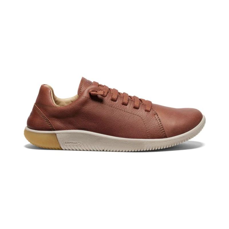 Neu Eingetroffen Keen KNX Ledersneaker fur Herren-Tortoise Shell/Plaza Taupe