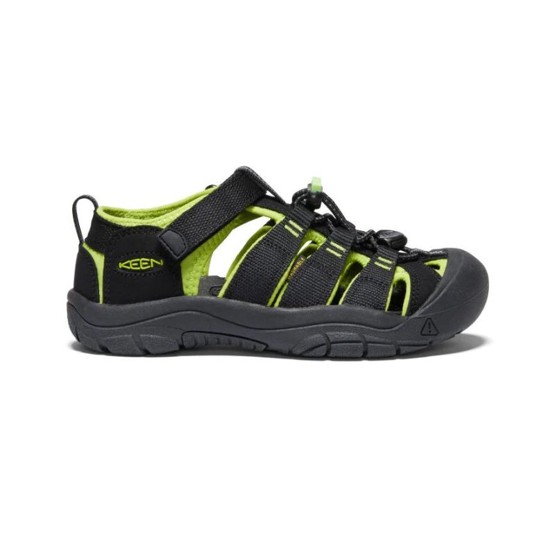Neu Eingetroffen Keen Newport H2 fur Jugendliche-Black/Lime Green
