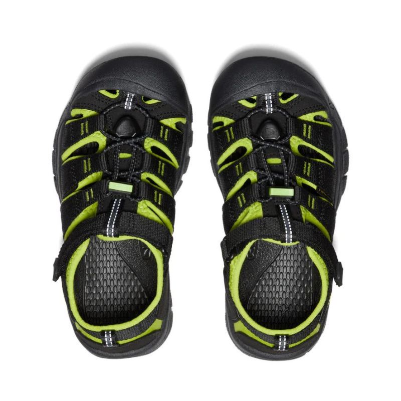 Neu Eingetroffen Keen Newport H2 fur Jugendliche-Black/Lime Green
