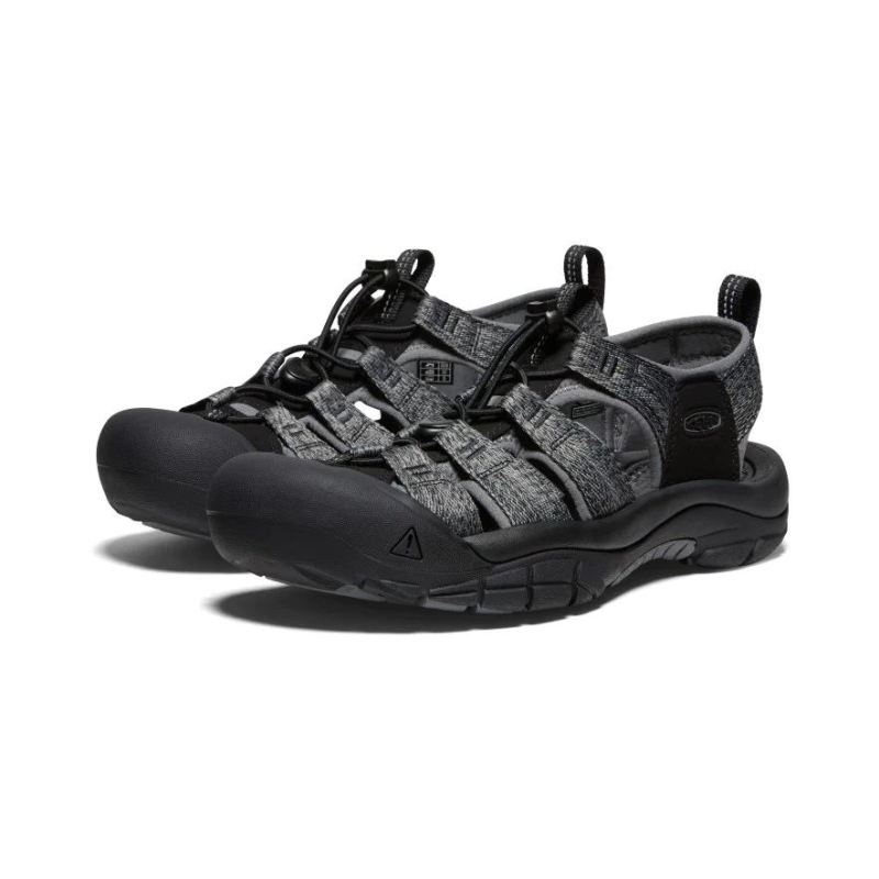 Neu Eingetroffen Keen Newport H2 fur Herren-Black/Steel Grey
