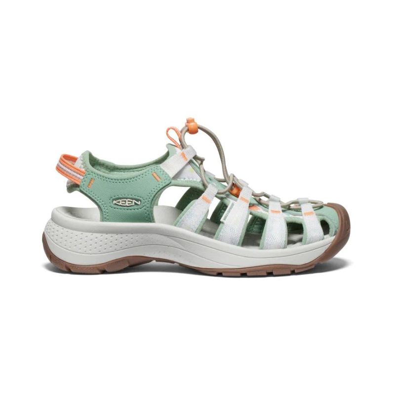Neu Eingetroffen Keen Astoria West Sandale fur Damen-Terrazzo/Granite Green