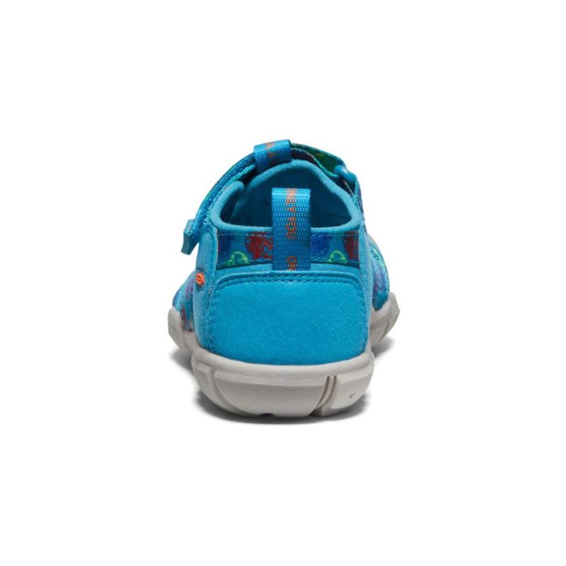 Neu Eingetroffen Keen Little Kids' Seacamp II CNX Sandal x Smokey Bear-Smokey Bear/Fjord Blue