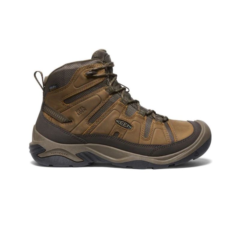 Neu Eingetroffen Keen Circadia Waterproof Wanderstiefel fur Herren-Bison/Brindle