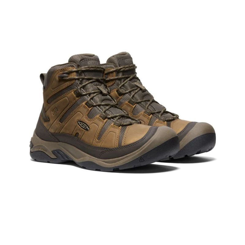 Neu Eingetroffen Keen Circadia Waterproof Wanderstiefel fur Herren-Bison/Brindle