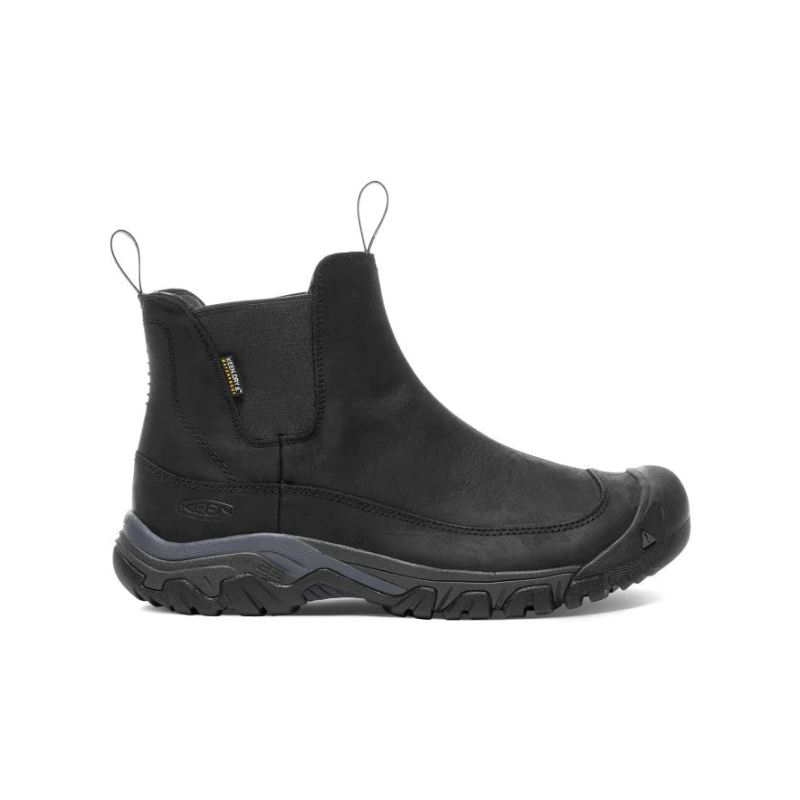 Neu Eingetroffen Keen Anchorage III Waterproof Stiefel fur Herren-Black/Raven