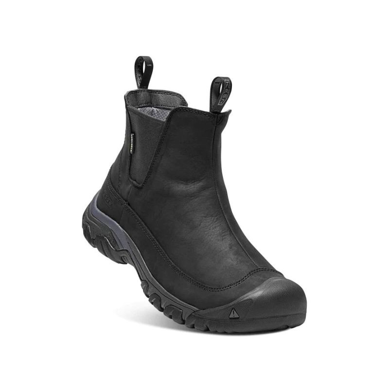 Neu Eingetroffen Keen Anchorage III Waterproof Stiefel fur Herren-Black/Raven