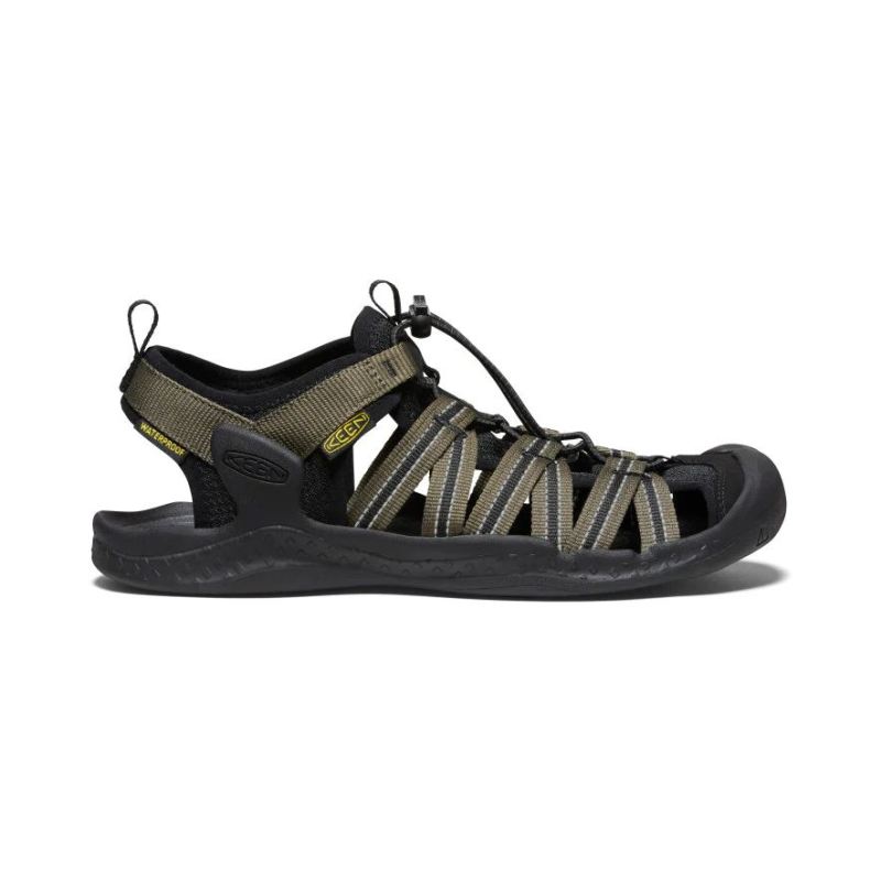 Neu Eingetroffen Keen Drift Creek H2 Sandalen fur Herren-Dark Olive/Black
