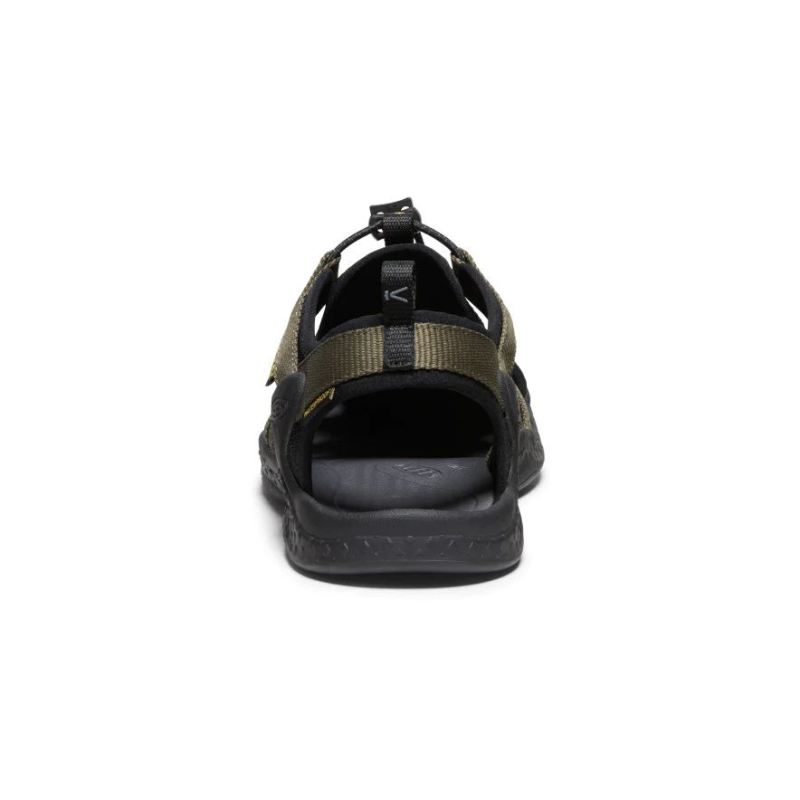 Neu Eingetroffen Keen Drift Creek H2 Sandalen fur Herren-Dark Olive/Black