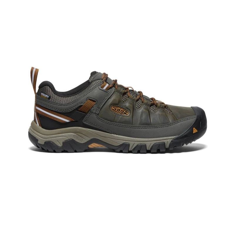 Neu Eingetroffen Keen Targhee III Waterproof Wanderschuhe fur Herren-Black Olive/Golden Brown Neu Eingetroffen Keen Targhee III Waterproof Wanderschuhe fur Herren-Black Olive/Golden Brown