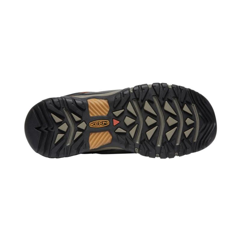 Neu Eingetroffen Keen Targhee III Waterproof Wanderschuhe fur Herren-Black Olive/Golden Brown