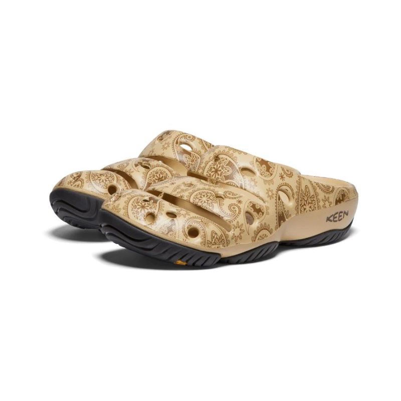 Neu Eingetroffen Keen Yogui Arts Clog x THC fur Herren-Caffe Latte Paisley