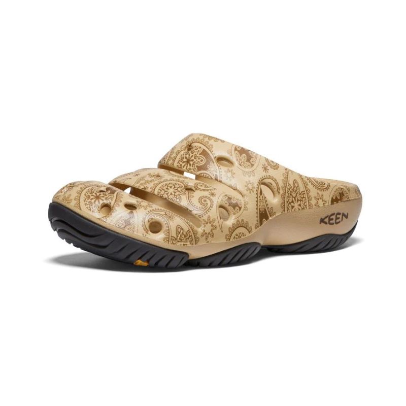 Neu Eingetroffen Keen Yogui Arts Clog x THC fur Herren-Caffe Latte Paisley