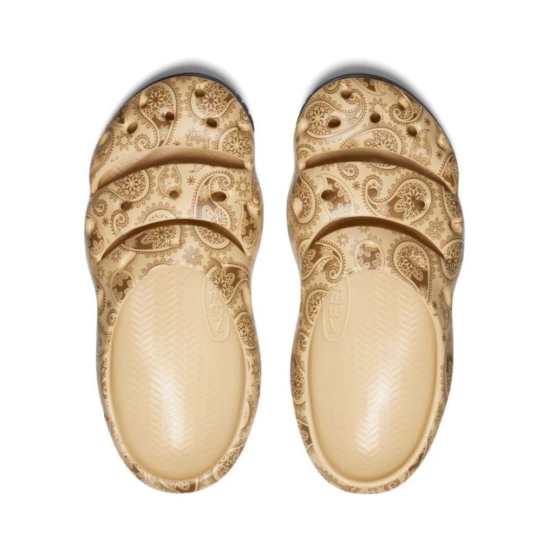 Neu Eingetroffen Keen Yogui Arts Clog x THC fur Herren-Caffe Latte Paisley