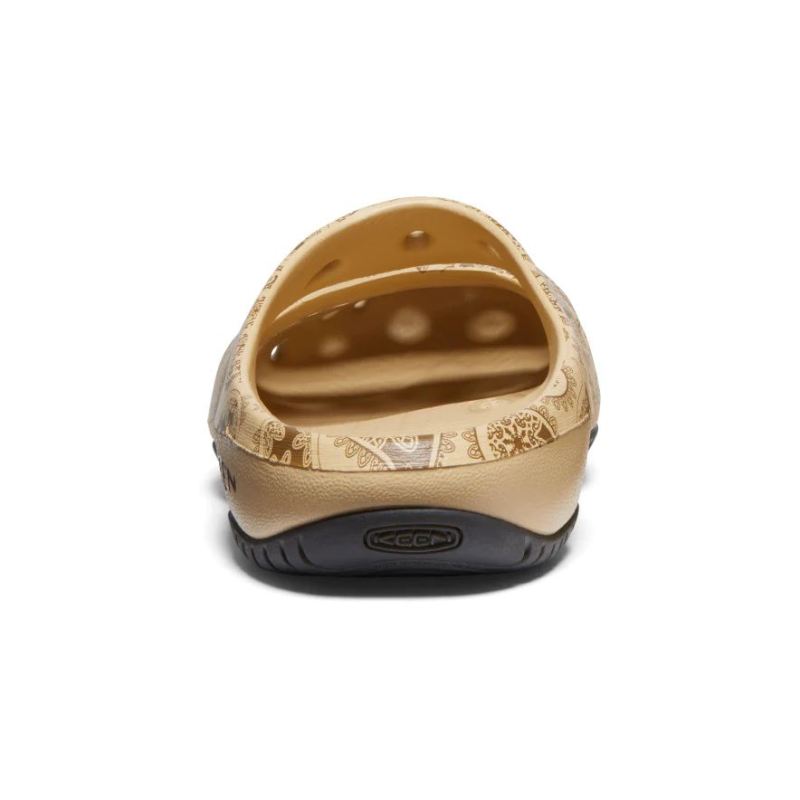 Neu Eingetroffen Keen Yogui Arts Clog x THC fur Herren-Caffe Latte Paisley