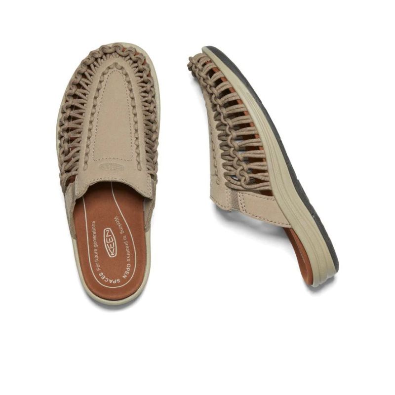 Neu Eingetroffen Keen Uneek II Slide fur Damen-Timberwolf/Plaza Taupe