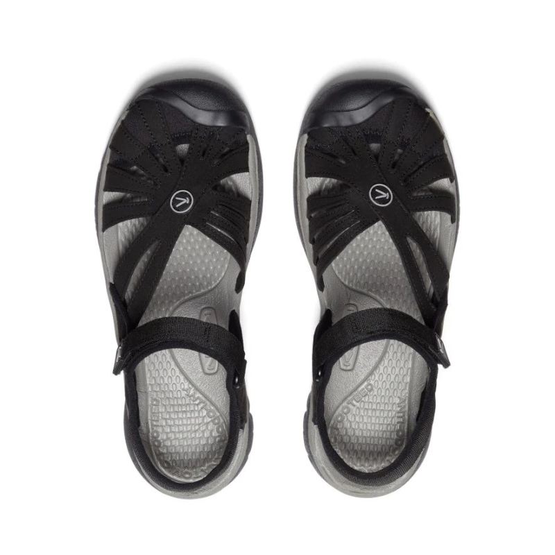 Neu Eingetroffen Keen Rose Sandale fur Damen-Black/Neutral Gray