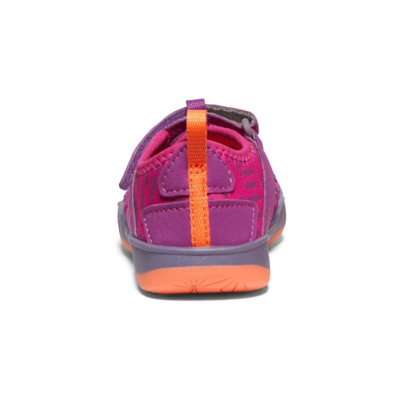 Neu Eingetroffen Keen Moxie Sandale fur jungere Kinder-Purple Wine/Nasturtium