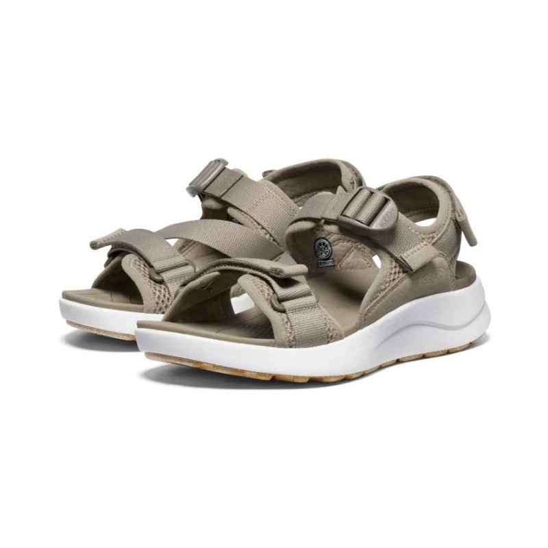 Neu Eingetroffen Keen Elle Sport Backstrap Sandale fur Damen-Brindle/Star White