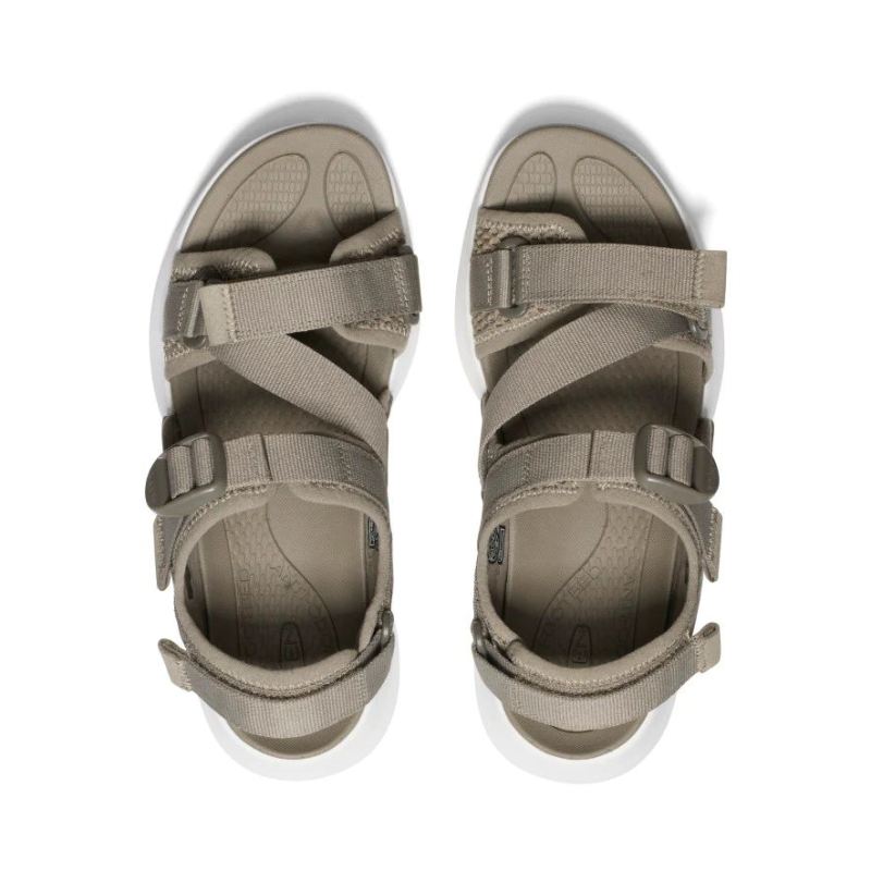 Neu Eingetroffen Keen Elle Sport Backstrap Sandale fur Damen-Brindle/Star White