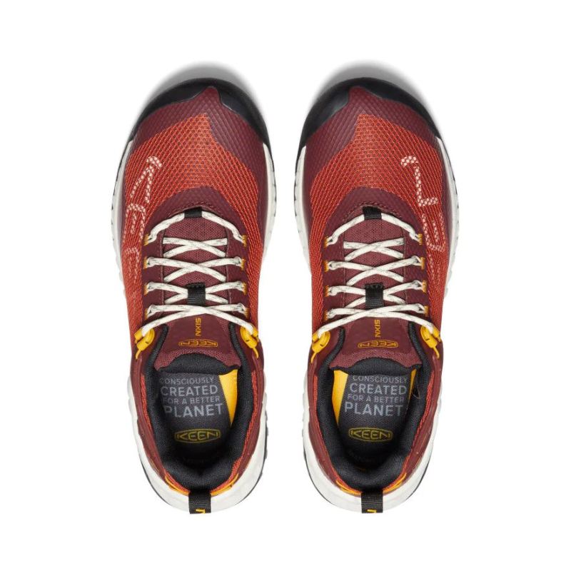 Neu Eingetroffen Keen NXIS EVO Waterproof Schuhe fur Damen-Baked Clay/Golden Yellow
