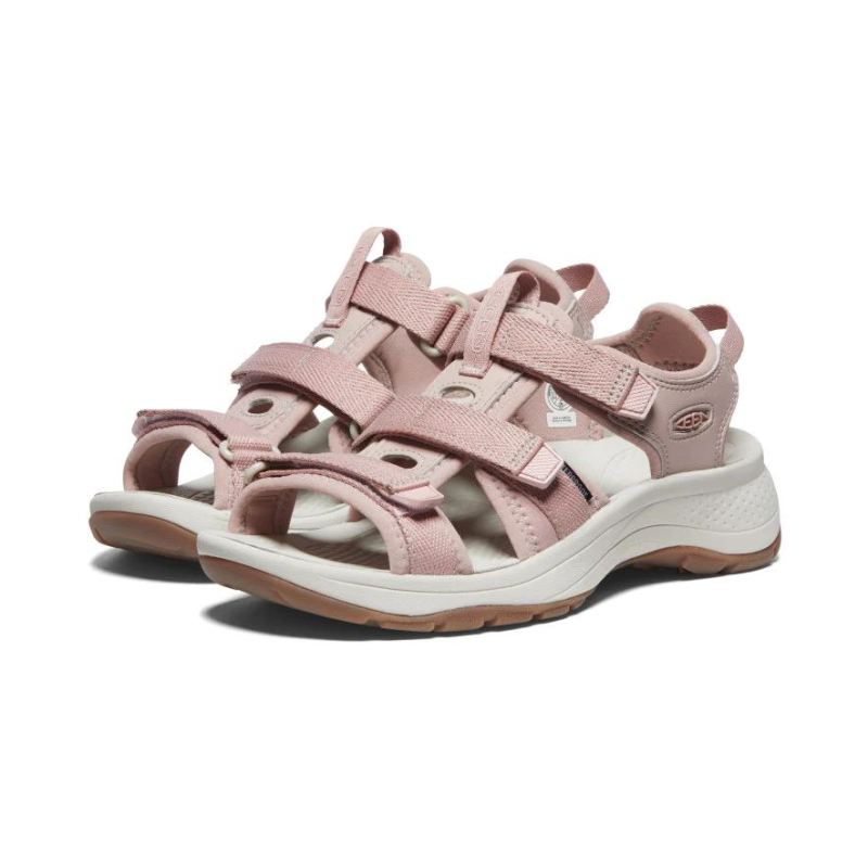 Neu Eingetroffen Keen Astoria West Open-Toe Sandalen fur Damen-Fawn/Silver Birch