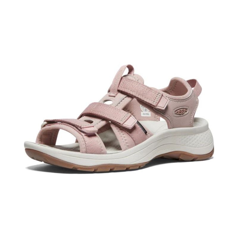Neu Eingetroffen Keen Astoria West Open-Toe Sandalen fur Damen-Fawn/Silver Birch