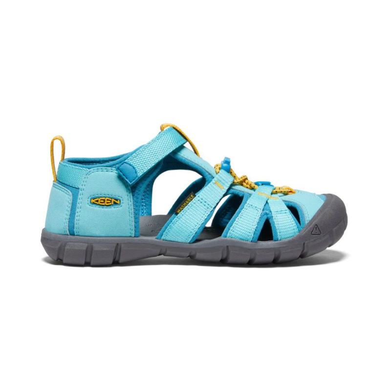 Neu Eingetroffen Keen Seacamp II CNX Sandale fur Jugendliche-Ipanema/Fjord Blue