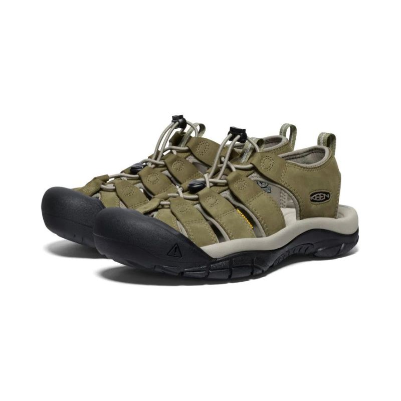 Neu Eingetroffen Keen Newport Sandale fur Herren-Martini Olive/Brindle