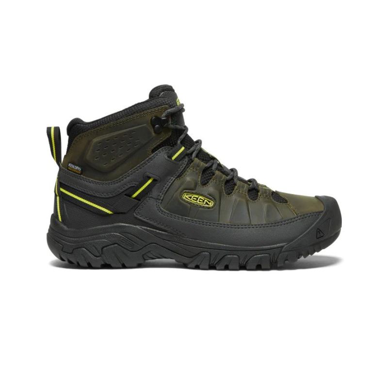Neu Eingetroffen Keen Targhee III Waterproof Wanderstiefel fur Herren-Forest Night/Evening Primrose