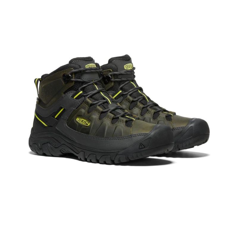 Neu Eingetroffen Keen Targhee III Waterproof Wanderstiefel fur Herren-Forest Night/Evening Primrose